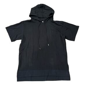 Elwood Men's Short Sleeve Hoodie Black Size L